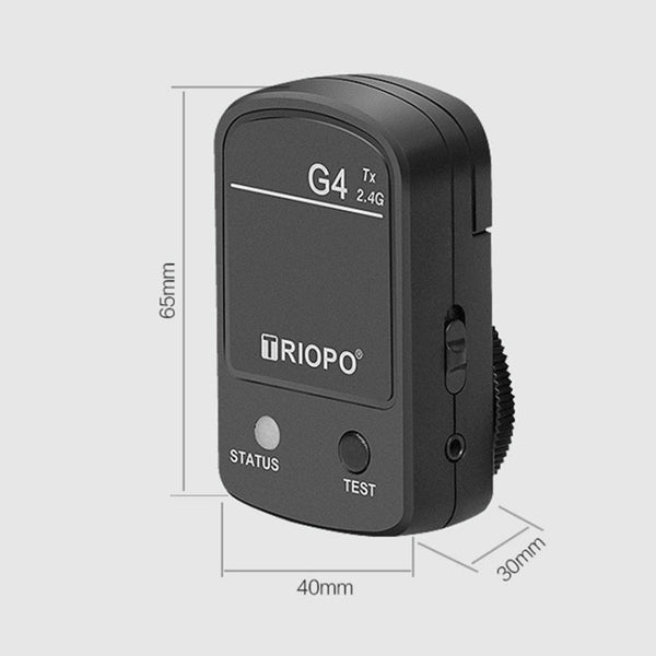 TRIOPO G4 2.4G Wireless Flash Speedlite Trigger with Hot Shoe