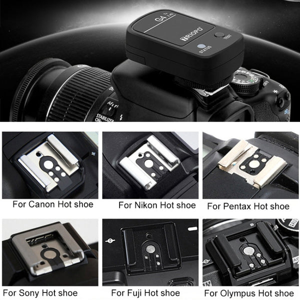 TRIOPO G4 2.4G Wireless Flash Speedlite Trigger with Hot Shoe