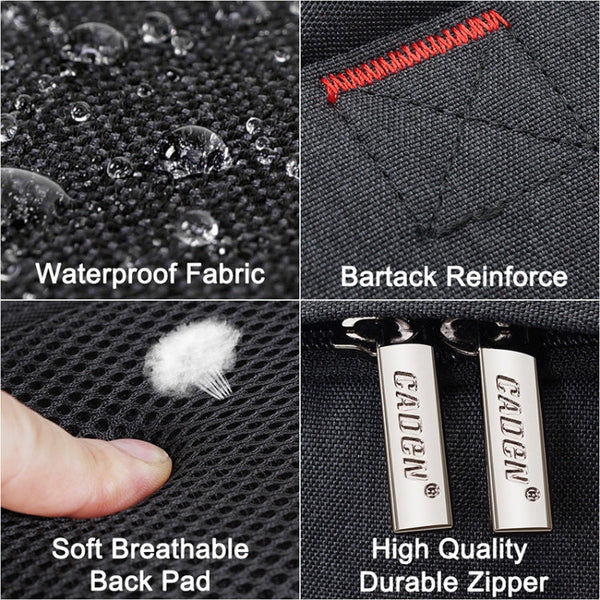 CADeN Multifunctional Shoulder SLR Camera Lens Bag Photography Backpack