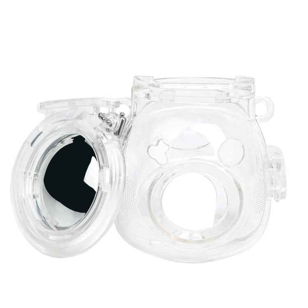 For FUJIFILM Instax PAL Crystal Hard Case Camera Bag with Shoulder Strap (Transparent)