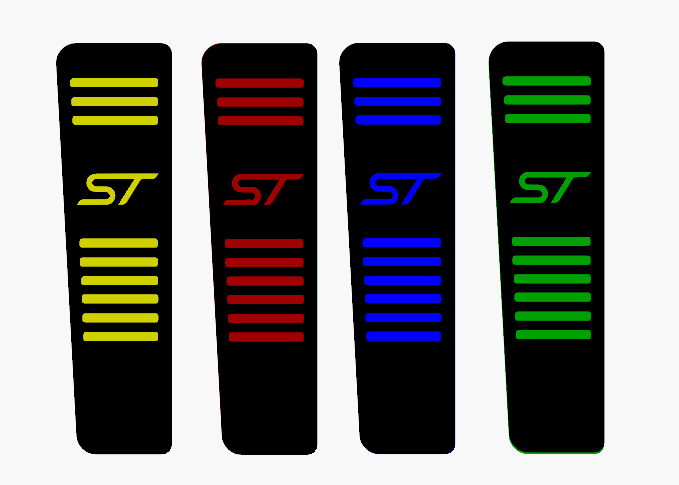 Car Enhancements UK - Dead Pedal (Multiple Designs & Colours) - Ford Fiesta MK8 / 8.5 All Models (2017-2024)