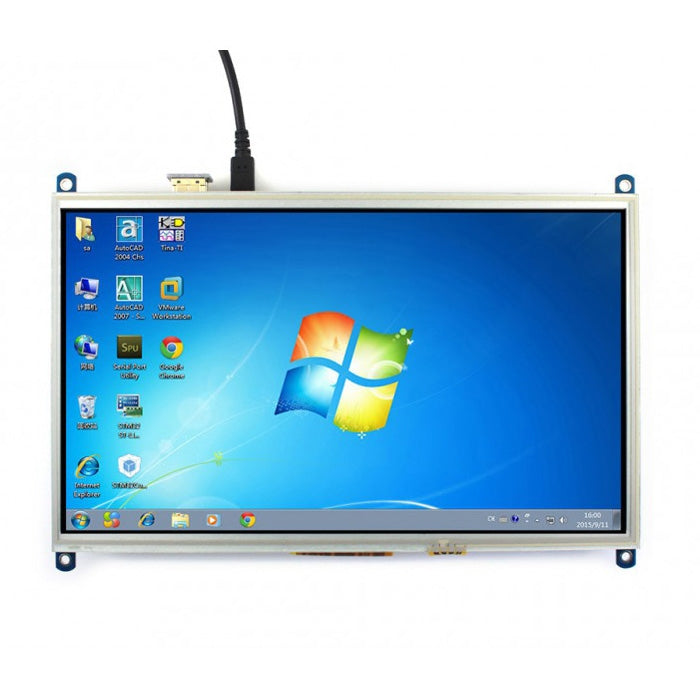 WAVESHARE 10.1inch Resistive Touch Screen LCD, HDMI interface, Designed for Raspberry Pi, 10.1inch HDMI LCD