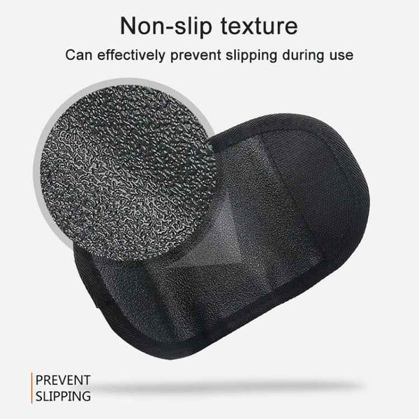 RUIGPRO Hook & Loop Fastener Backpack Mount with Screw for GoPro, DJI Osmo, Xiaoyi Cameras (Black)