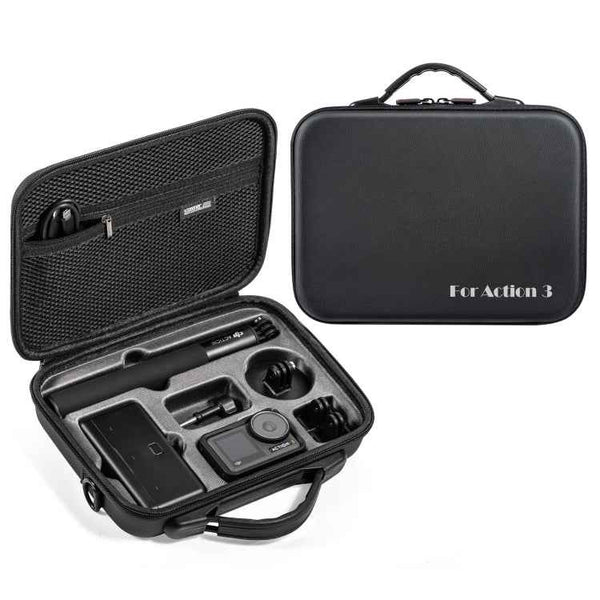 For DJI Osmo Action 3 STARTRC Camera and  Accessories Storage Case Bag(Black)