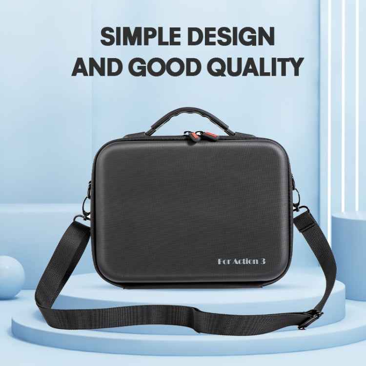 For DJI Osmo Action 3 STARTRC Camera and  Accessories Storage Case Bag(Black)