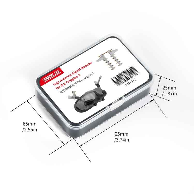 For DJI Avata Goggles 2 STARTRC 5.8GHz Yagi Antenna Signal Booster(Grey)