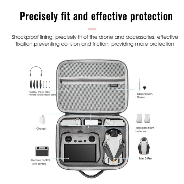 For DJI Mini 3 Pro / RC with Screen STARTRC Waterproof Shoulder Storage Bag Handbag