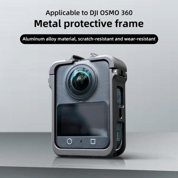 For DJI Osmo 360 Aluminum Alloy Protective Cage Expansion Frame