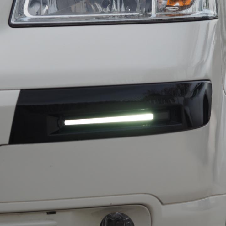For VW T5 Light Bar Commercial Bumper Drl 03-09 Painted and Ready to Fit