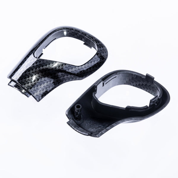 For VW T5.1 Transporter Auto DSG Gear Knob Styling Caps – Carbon Painted Covers, Ready to Fit Upgrade