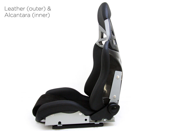 UK TATECH x1 Univ Bucket Seat Porsche Carbon 986 Boxster 987 Cayman 997 911 GT3 GT4 Style Suede Alcantara & Synthetic Leather
