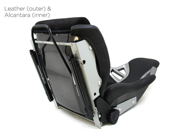 UK TATECH x1 Univ Bucket Seat Porsche Carbon 986 Boxster 987 Cayman 997 911 GT3 GT4 Style Suede Alcantara & Synthetic Leather