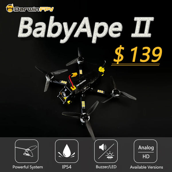 DarwinFPV Baby Ape 2 Freestyle 3.5" FPV 4S Drone