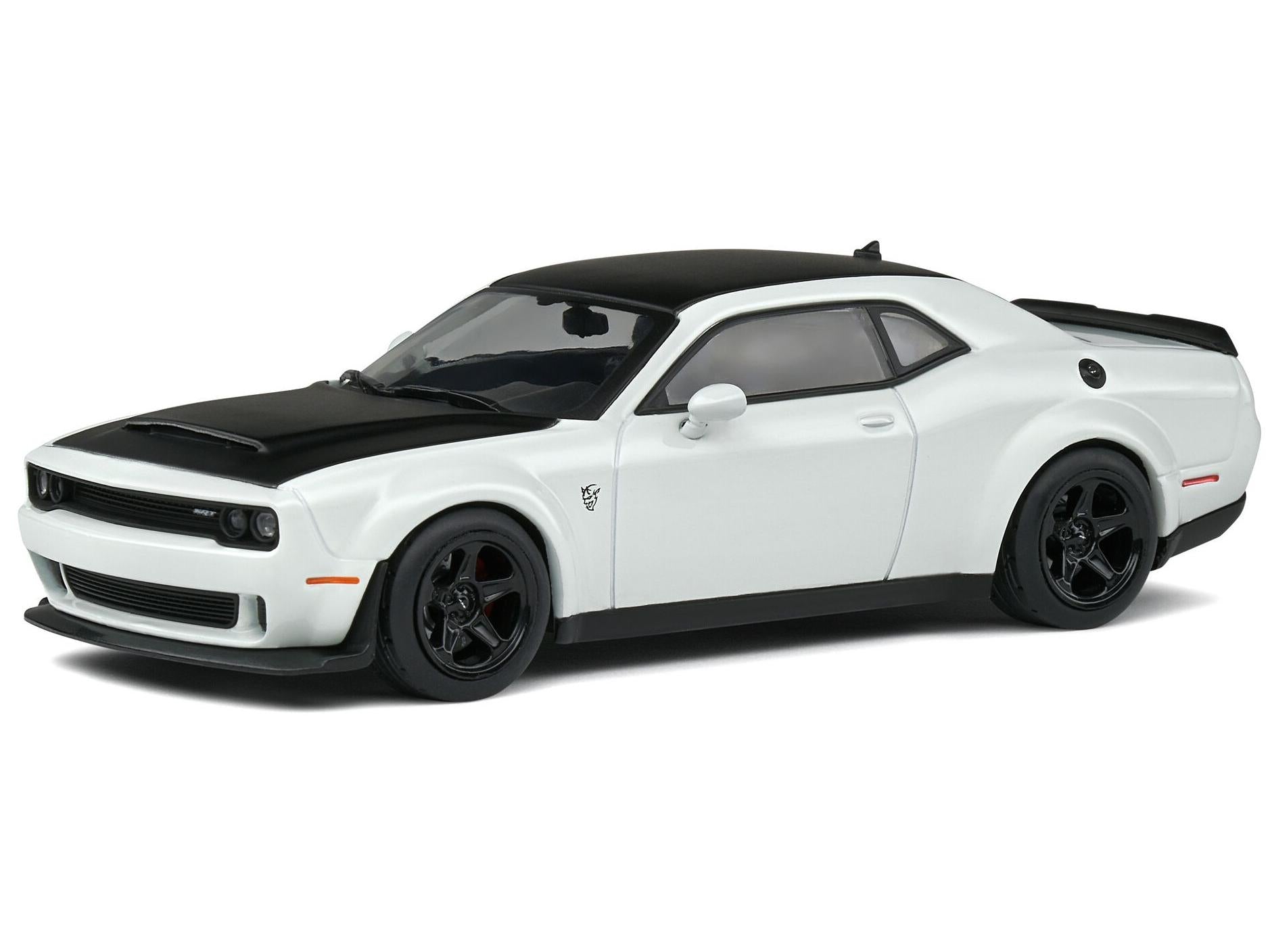 Dodge Challenger 2018 Demon White 1:43 Scale Solido Diecast Model