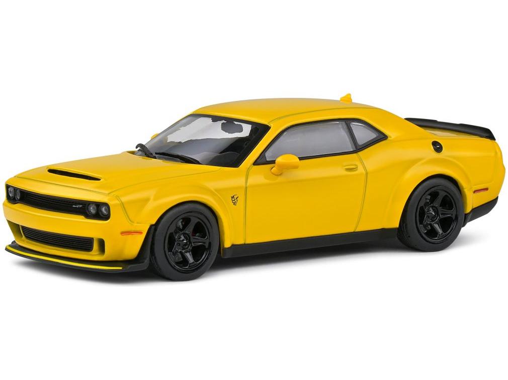 Dodge Challenger 2018 Yellow 1:43 Scale Solido Diecast Model