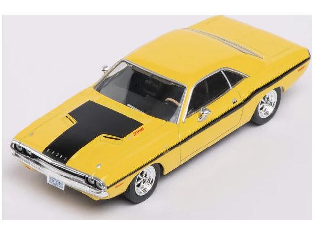 Dodge Challenger R/T 440 1970 Yellow 1:43 Scale Diecast Model