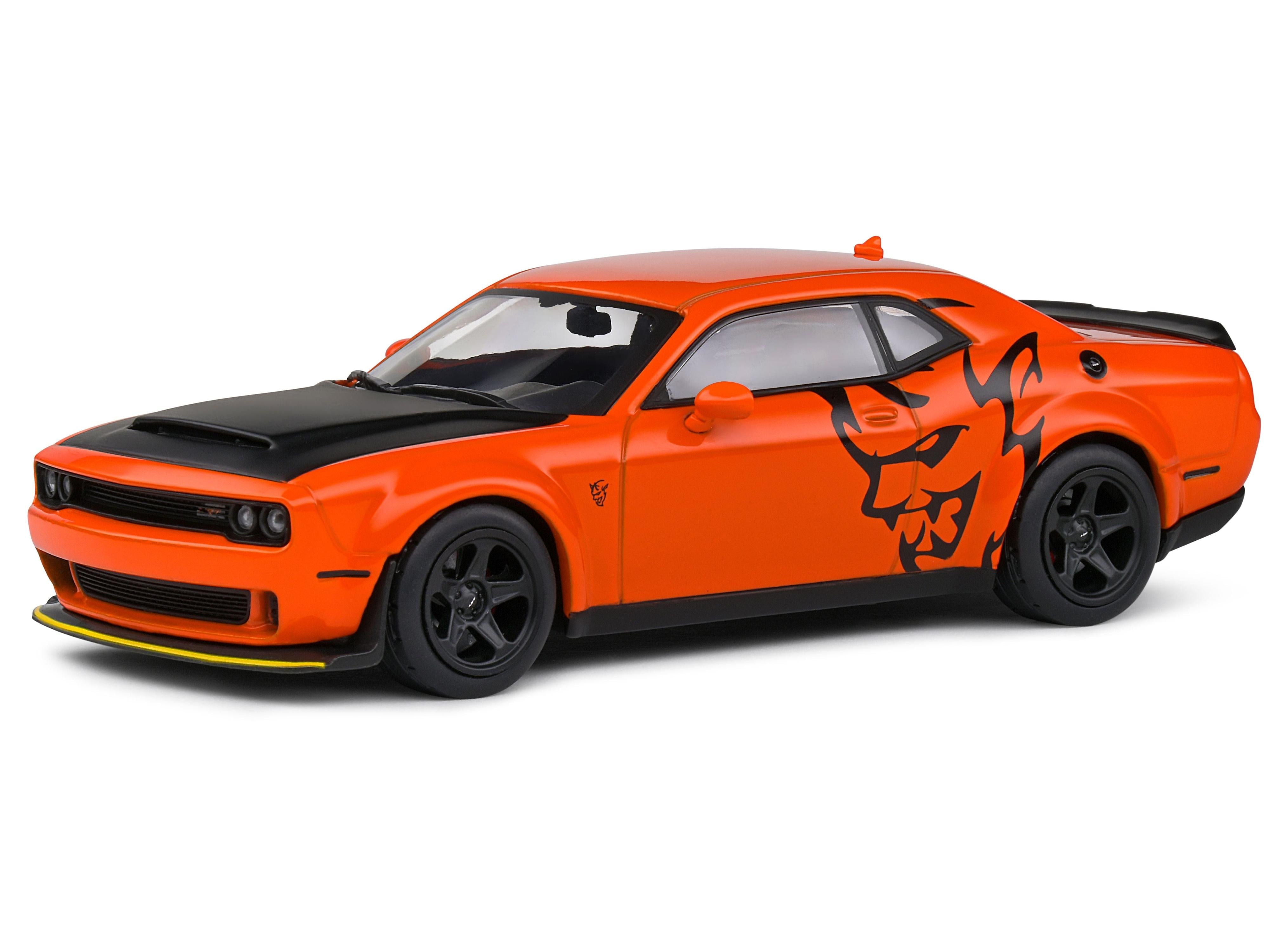 Dodge Challenger Srt 2018 Demon Orange 1:43 Scale Solido Diecast Model