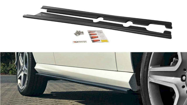 Maxton Design - SIDE SKIRTS SPLITTERS MERCEDES GLE W166 AMG-LINE (2015-2018)