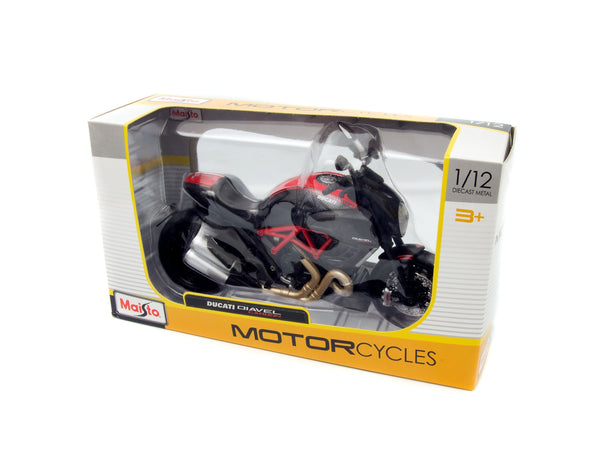 Ducati Diavel Carbon red/black - 1:12 Scale Motorbike Model