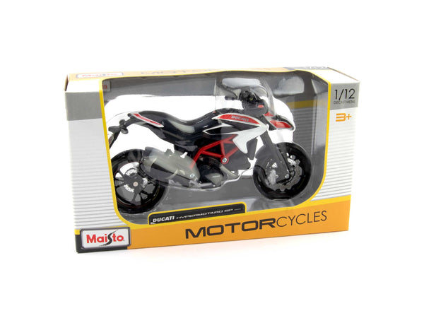 Ducati Hypermotard SP 2013 white - 1:12 Scale Motorbike Model