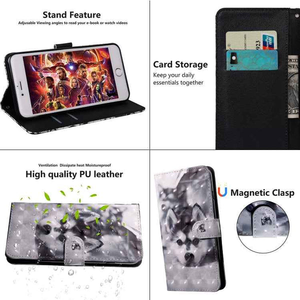 3D Painting Pattern Coloured Drawing Horizontal Flip TPU + PU Leather Case with Holder & Card Slots & Wallet, For Sony Xperia L3