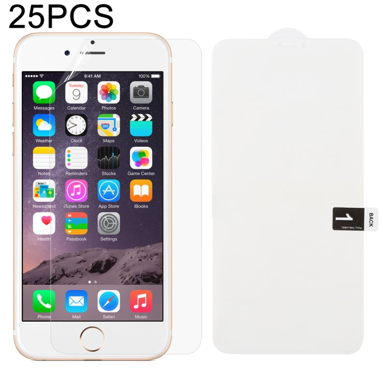 25 PCS Soft Hydrogel Film Full Cover Front Protector with Alcohol Cotton + Scratch Card for, For iPhone 6 / 7 / 8(25 PCS), For iPhone 6 Plus(25 PCS), For iPhone 7 Plus / 8 Plus(25 PCS), For iPhone X / XS(25 PCS), For iPhone XR(25 PCS), iPhone XS Max   ...
