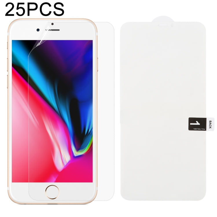 25 PCS Soft Hydrogel Film Full Cover Front Protector with Alcohol Cotton + Scratch Card for, For iPhone 6 / 7 / 8(25 PCS), For iPhone 6 Plus(25 PCS), For iPhone 7 Plus / 8 Plus(25 PCS), For iPhone X / XS(25 PCS), For iPhone XR(25 PCS), iPhone XS Max   ...