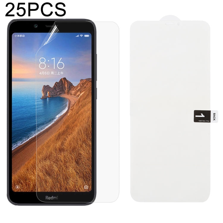 25 PCS Soft Hydrogel Film Full Cover Front Protector with Alcohol Cotton + Scratch Card for, For iPhone 6 / 7 / 8(25 PCS), For iPhone 6 Plus(25 PCS), For iPhone 7 Plus / 8 Plus(25 PCS), For iPhone X / XS(25 PCS), For iPhone XR(25 PCS), iPhone XS Max   ...