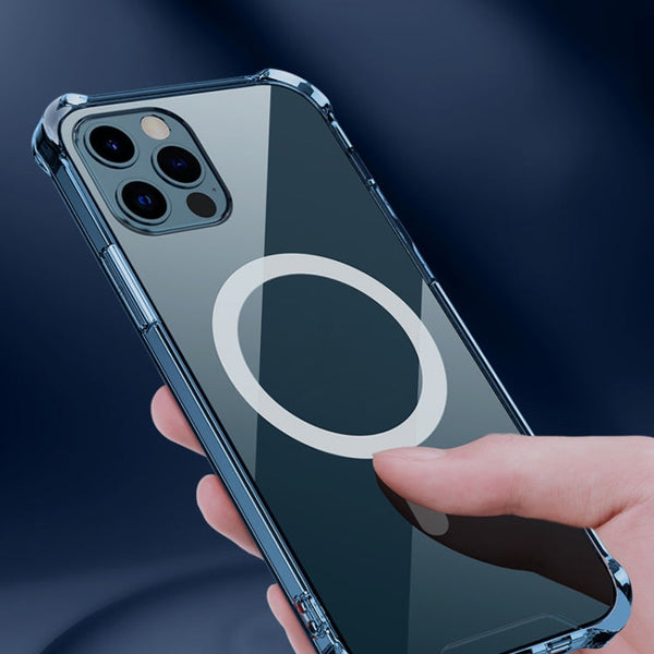 Clear Four-corner Airbag Shockproof Case with Magnetic, For iPhone 11, For iPhone 11 Pro, For iPhone 11 Pro Max