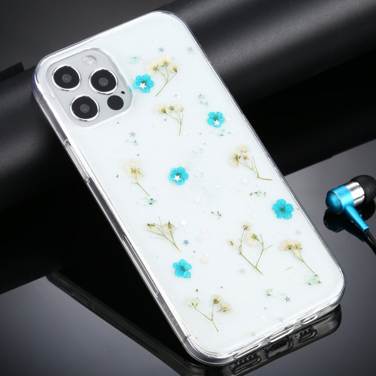 Gypsophila Flowers Pattern TPU Protective Case, For iPhone 12 / 12 Pro, For iPhone 12 Pro Max