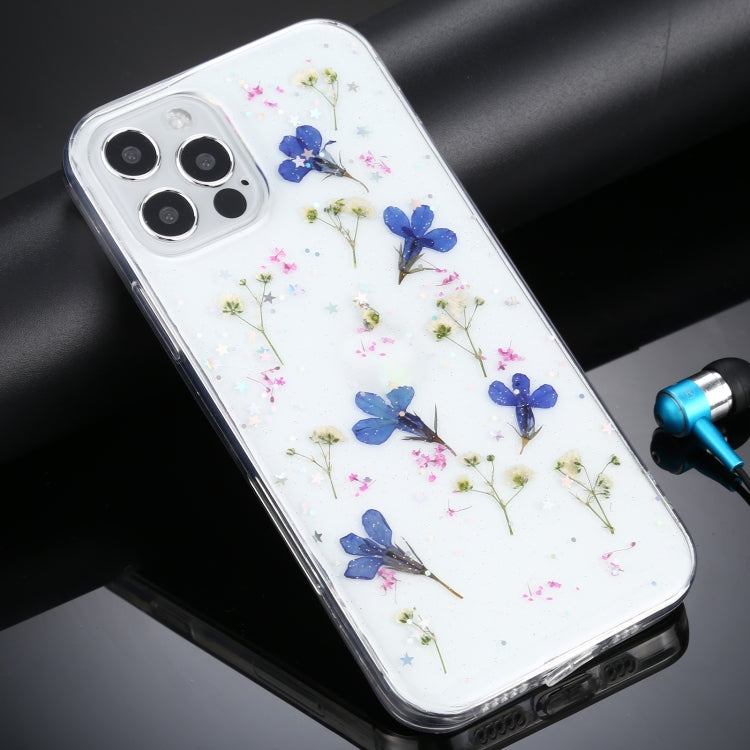 Gypsophila Flowers Pattern TPU Protective Case, For iPhone 12 / 12 Pro, For iPhone 12 Pro Max
