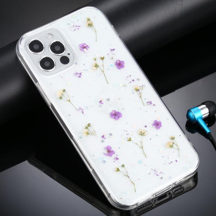 Gypsophila Flowers Pattern TPU Protective Case, For iPhone 12 / 12 Pro, For iPhone 12 Pro Max