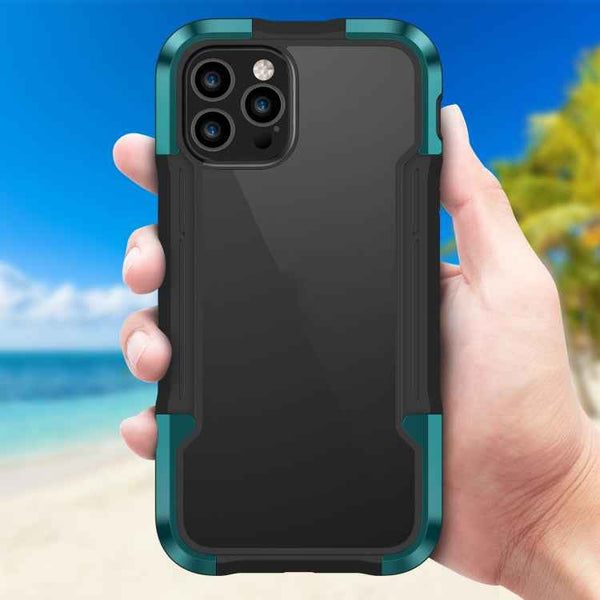 iPAKY Thunder Series Aluminum alloy Shockproof Protective Case, For iPhone 12 Mini