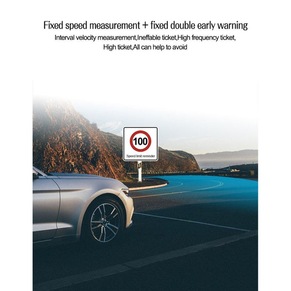 C1 OBD2 + GPS Mode Car HUD Head-up Display Compass / Speed / Water Temperature / Voltage Display / Speed / Fault Alarm / Navigation Function, C1 With Navigation Function