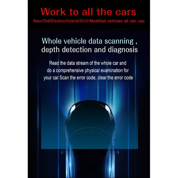 C1 OBD2 + GPS Mode Car HUD Head-up Display Compass / Speed / Water Temperature / Voltage Display / Speed / Fault Alarm / Navigation Function, C1 With Navigation Function