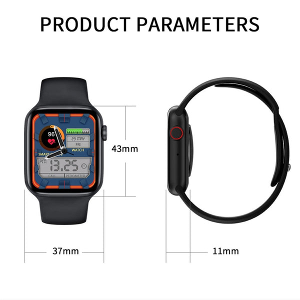 DW35 1.75 inch Full Screen IP67 Waterproof Smart Watch, Support Sleep Monitor / Heart Rate Monitor / Bluetooth Call