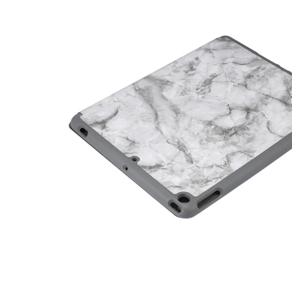 For iPad 10.2 inch Marble Texture Pattern Horizontal Flip Leather Case, with Three-folding Holder & Pen Slot & Sleep / Wake-up Function
