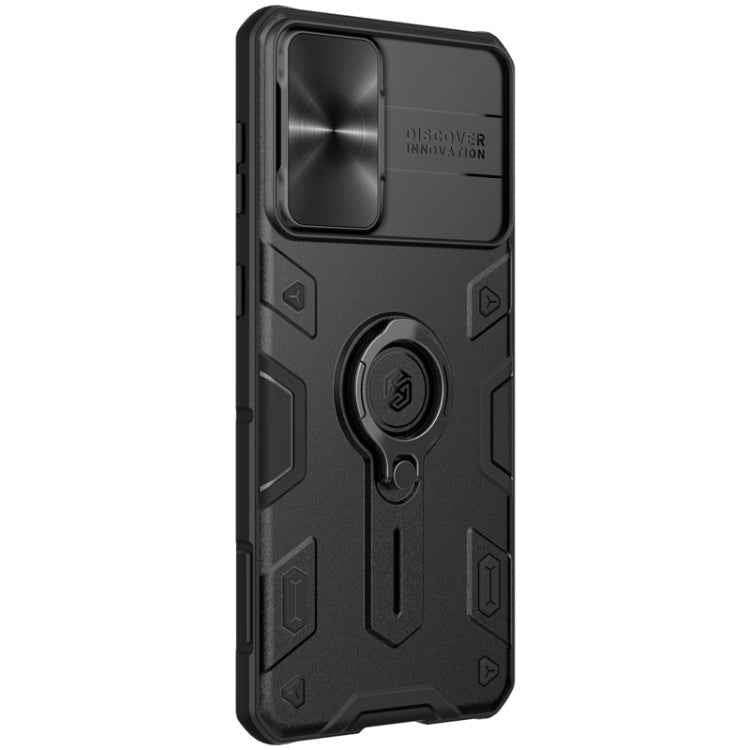 NILLKIN Shockproof CamShield Armor Protective Case with Invisible Ring Holder, For Samsung Galaxy S21+ 5G
