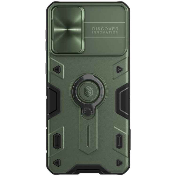 NILLKIN Shockproof CamShield Armor Protective Case with Invisible Ring Holder, For Samsung Galaxy S21+ 5G