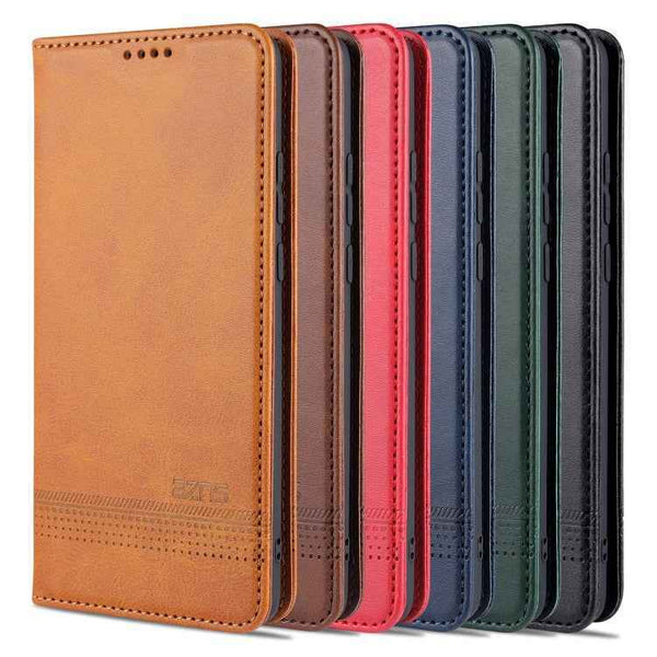 AZNS Magnetic Calf Texture Horizontal Flip Leather Case with Card Slots & Holder & Wallet, For Xiaomi Mi 11