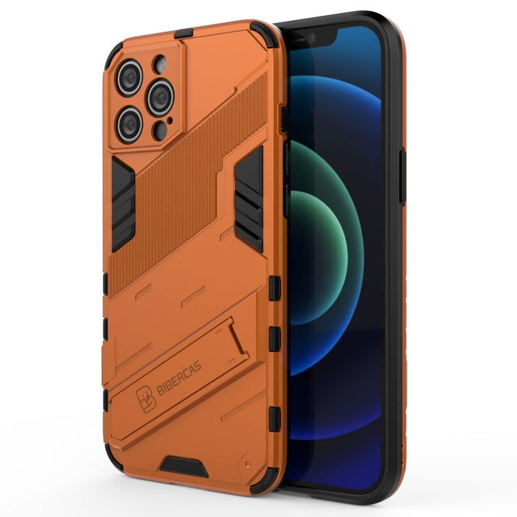 Punk Armor 2 in 1 PC + TPU Shockproof Case with Invisible Holder, For iPhone 12 Pro Max, For iPhone 11 Pro, For iPhone 11