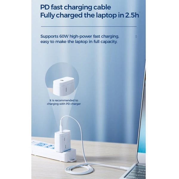 JOYROOM S-1230M3 60W PD Type-C / USB-C to Type-C / USB-C Fast Charging Data Cable
