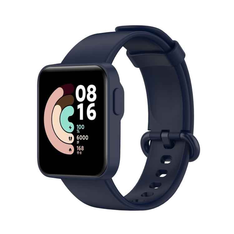 For Xiaomi Mi Watch Lite / Redmi Watch Silicone Watch Band, Size: One Size(Navy Blue)