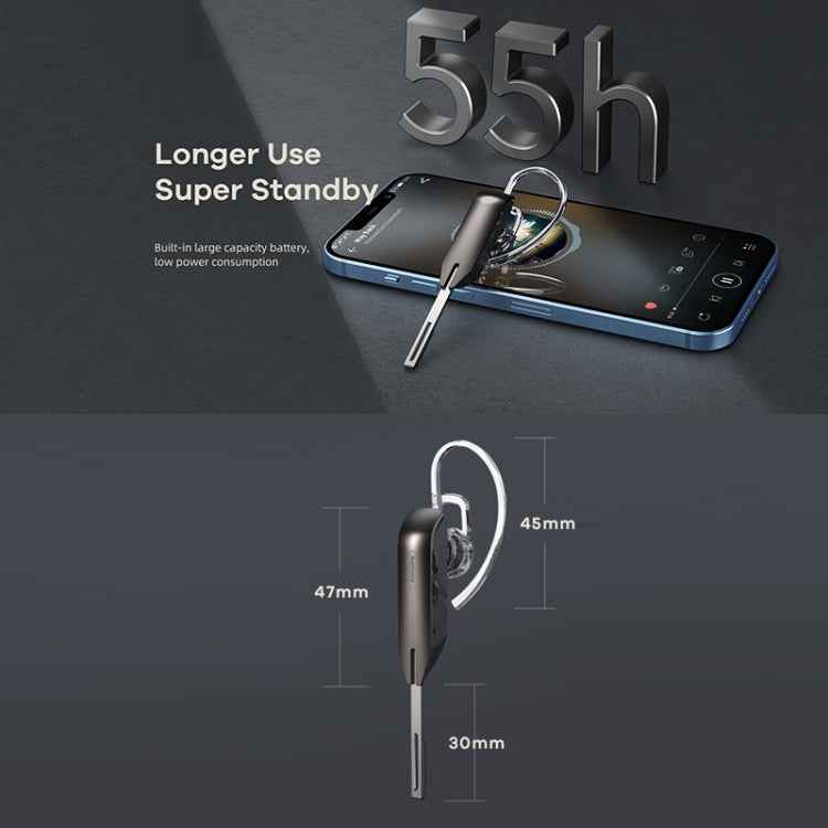 Remax RB-T38 Bluetooth 5.0 Wireless Metal Noise Reduction Bluetooth Earphone(Black)