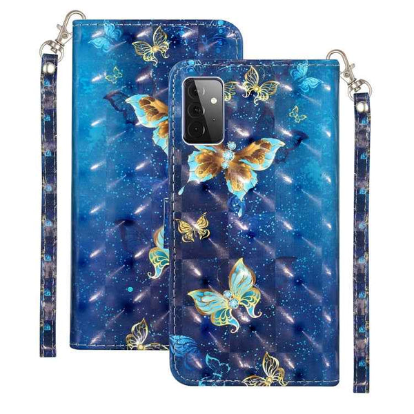 3D Pattern Horizontal Flip PU Leather Case with Holder & Card Slots & Wallet, For Samsung Galaxy A72 5G / 4G, For Samsung Galaxy A32 5G