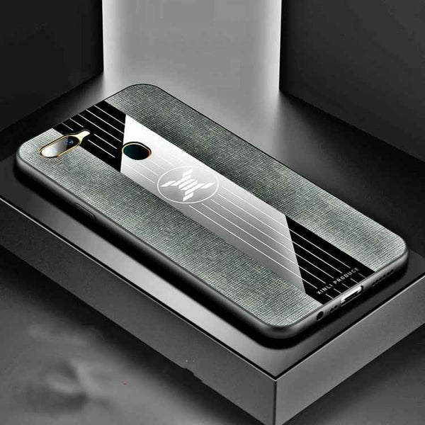 XINLI Stitching Cloth Textue Shockproof TPU Protective Case, For OPPO A3, For OPPO A5, For OPPO A7, For OPPO A7X / F9