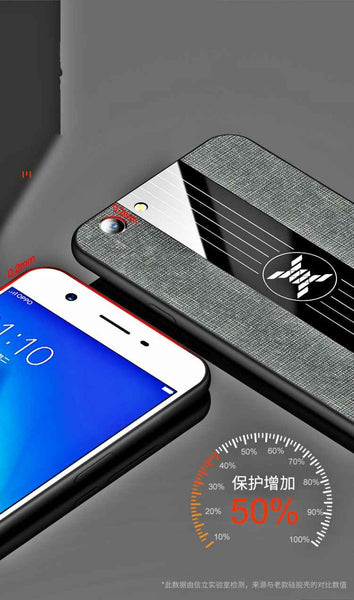 XINLI Stitching Cloth Textue Shockproof TPU Protective Case, For OPPO  A57, For OPPO A59, For OPPO A73, For  OPPO A83