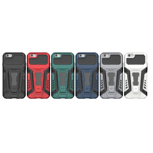 War Chariot Series Armor All-inclusive Shockproof PC + TPU Protective Case with Invisible Holder
