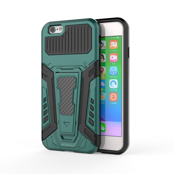 War Chariot Series Armor All-inclusive Shockproof PC + TPU Protective Case with Invisible Holder