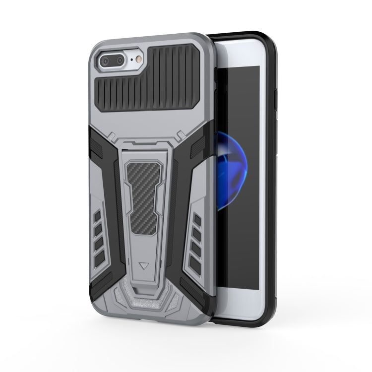 War Chariot Series Armor All-inclusive Shockproof PC + TPU Protective Case with Invisible Holder